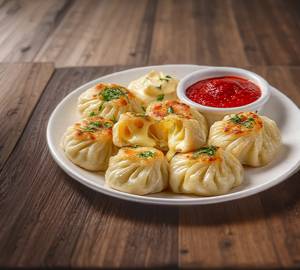 Veg cheese momos [8 [6pieces]