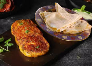 Veg Shami Kebab With Rumali Roti