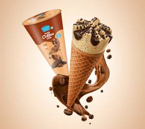 Filter coffee ice cream cone [130 ml]