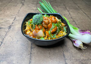 Mushroom Noodles Bowl