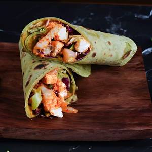 Paneer Tikka Wrap With Mint Dip