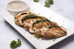 Stuffed Chicken Breast With Choice Of Sauce