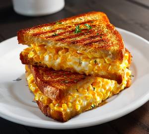 Grilled cheese corn sandwich