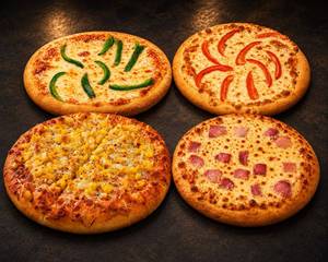 Classic Veg Pizza 8 Inches Pack Of 4