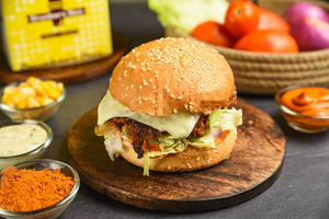 Smashed Chicken Burger