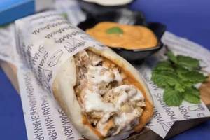 Butter Chicken Shawarma Roll