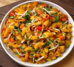 Veggies & cheese masala pasta