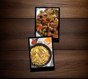 Beef Fried Rice & Chilly Beef