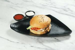 Veg Schezwan Burger