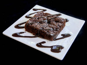 Hazelnut brownie fudge [hot]