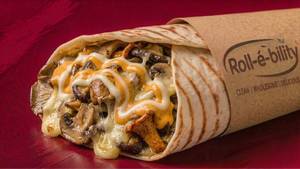 Mushroom Cheese Melt Wrap