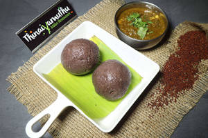 Ragi Kali With Mutton Keema