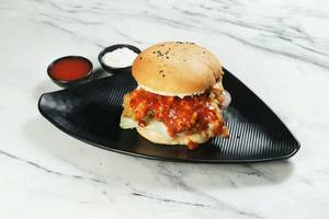 Chicken Schezwan Burger