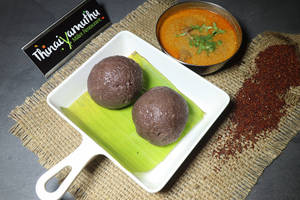 Ragi Kali With Chicken Kulambu