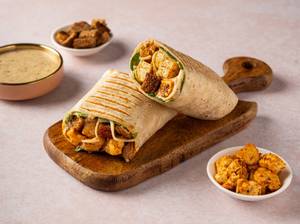 Paneer Caesar Salad Wrap