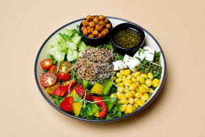 Protein Chickpea  Quinoa (24gm Protein )