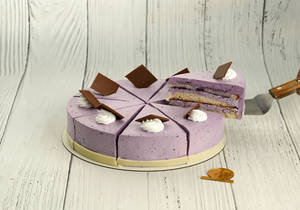Blueberry Cake Slice