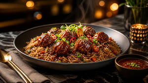 Veg Manchurian Rice