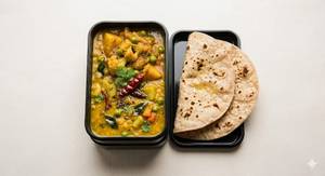 2 Roti with Veg Tadka