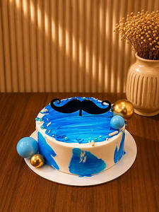 Moustache Cake