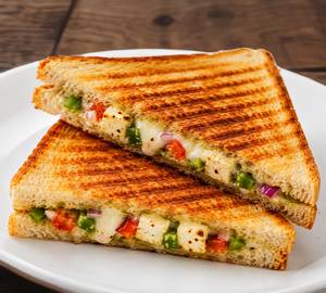 Veg Paneer Cheese Grilled Sandwich [2slices]