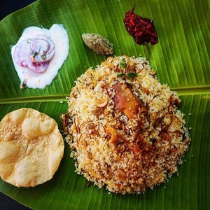 Ilapothi  Biriyani (in Banana Leaf)