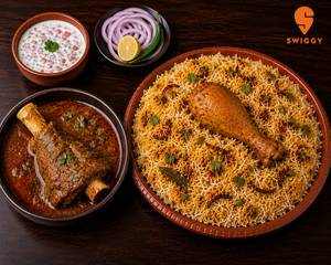 Chicken Biryani With Mutton Chaap Combo