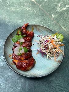 Bacon Wrapped Prawns (Contains Pork)