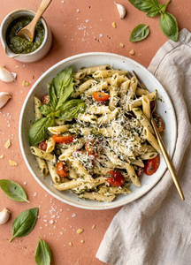 Penne Pesto Sauce Pasta