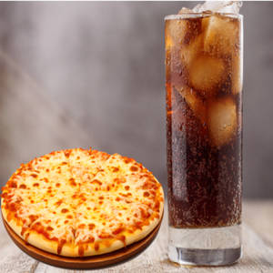 CLASSIC CHEESE PIZZA + COLD DRINK