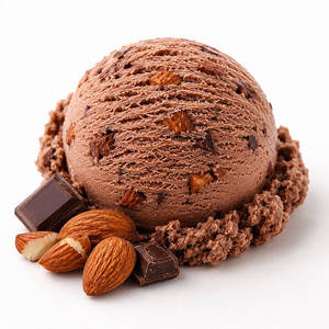 Choco Almonds Ice Cream Scoop