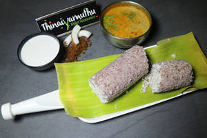 Red Rice Puttu With Veg Kuruma