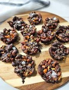 Chocolate almond granola cup