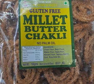 Millet Chakli ( Gluten Free) 100 Gms