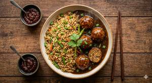 Manchurian + Fried Rice