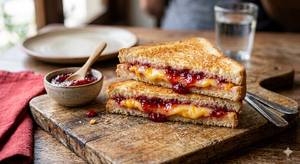 Regular Cheese Jam Sandwich