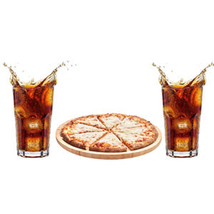 MEDIUM DOUBLE CHEESE + 2 COLD DRINK