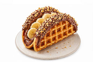 Banana Crunch Waffle