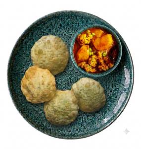 Koraisutir Kochuri 4 Pcs & Aloo Phoolkofi In 250 ml