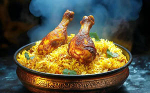 Chickenn Dum Biryani                          