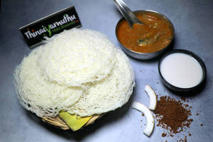 Idiyapam With Meen Kulambu