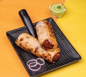 Veg Boti Tikka Roll (2 Rolls)