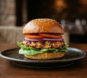 Chicken tikka burger