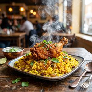 Fried Chicken With Rice