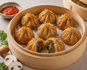 Fried Mushroom Momos