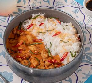 Chicken Panang Curry With Jasmine Sticky Rice