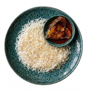 Basmati Rice In 500 ml & Fish Kalia 1 Pc