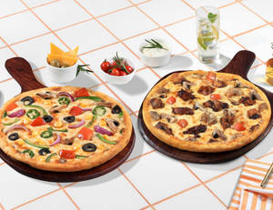 2 Regular 7" Pizzas @ 139 each