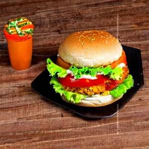 Cheesy Veg UFO Burger