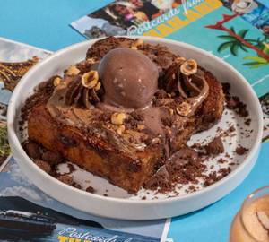 Chocolate Hazelnut Thai Burnt Toast
